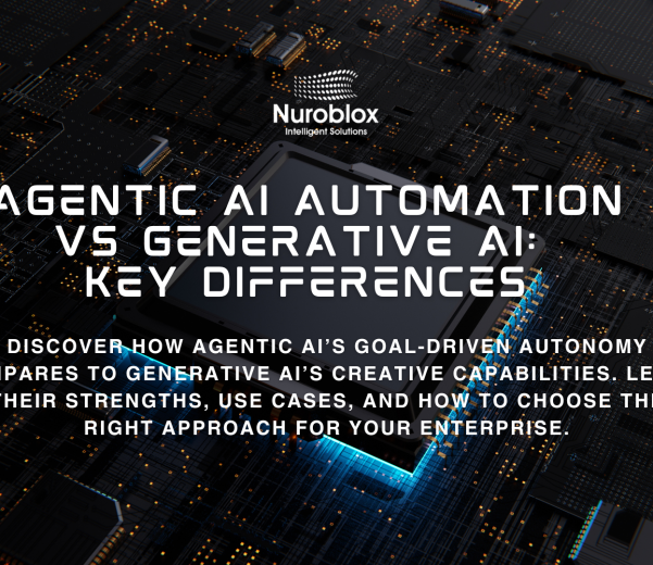 Agentic AI Automation vs Generative AI Key Differences