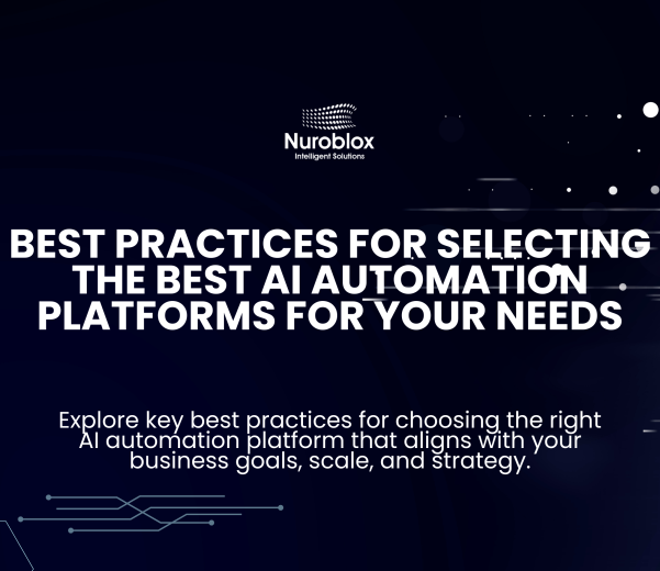 Best Practices for Selecting the Best AI Automation Platforms for Your Needs