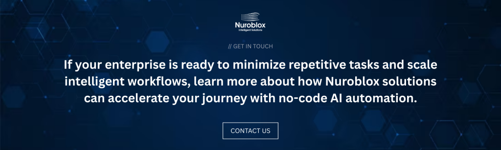Nuroblox solutions your journey with no-code AI automation