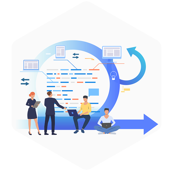 Process orchestration connects people