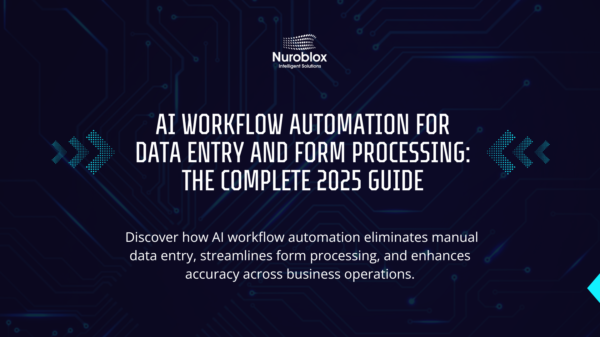 AI Workflow Automation for Data Entry and Form Processing - Complete 2025 guide to automating repetitive tasks, improving accuracy, and boosting productivity with intelligent automation tools.