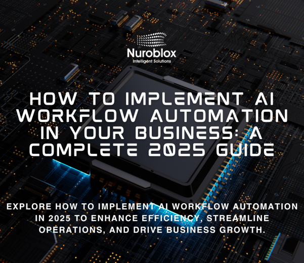 How to Implement AI Workflow Automation in Your Business - Complete 2025 Guide on streamlining operations with artificial intelligence automation strategies.